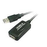 Conecta sin limitaciones: [5 m] de extensión para dispositivos a larga distancia. [Fácil de usar] y [amplifica] la señal (USB 2.0).