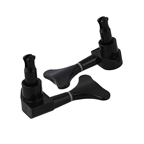 Lovermusic Black Machine Heads Tuning Pegs 4R Bass Tuners Replacement For 4 String Bass Guitar #TOP2