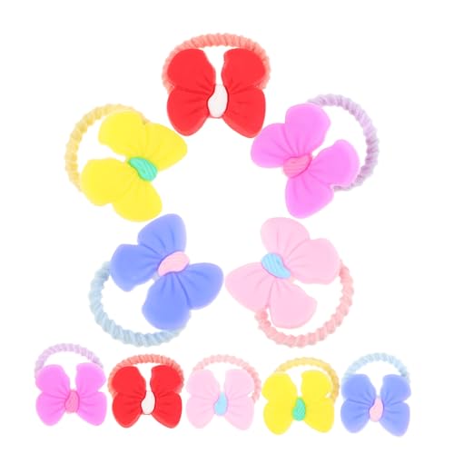 UPKOCH 10pcs Dog Hair Bows Cute Bowknot Hair Ties for Dogs Holiday Daily Party Headdresses