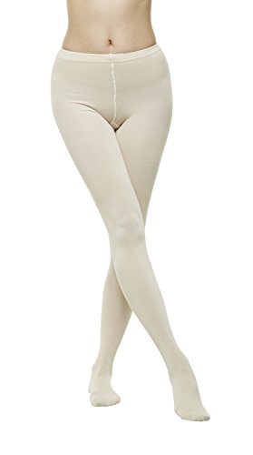Image of Women Color Flat knit Sweater Cotton Stirrup Footless Footed tights