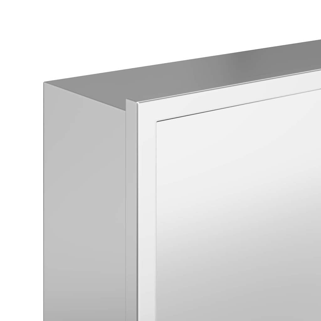 Niszowa kabina prysznicowa ze stali nierdzewnej 90 x 30 x 9,5 cm, praktyczna kabina prysznicowa do łazienki i pomieszczeń sanitarnych z ochroną przed pryskaniem, łatwy montaż, trwała kabina