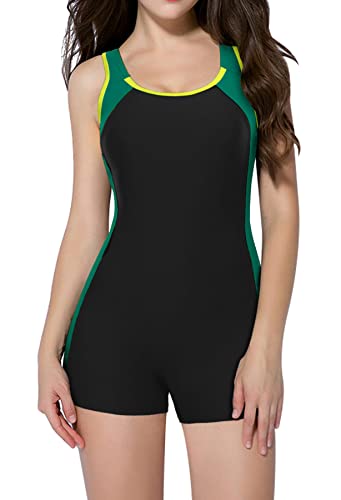 Photo 1 of beautyin Swimsuit Women Boyleg One Piece Water Aerobic Competitive Bathing Suit Xl