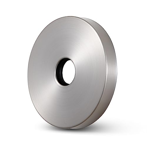 OFFO Extra Large Shower Arm Flange Brushed Nickel 3.5' in Outer Diameter Replacement Shower Head Arm...