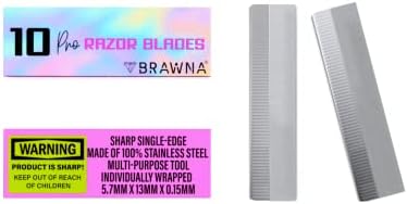 Amazon.com: Bezall 50Pcs Single Edge Razor Blades, Stainless Steel ...