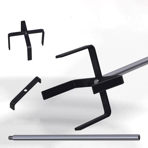 Amagogo Mixing Paddle Stirring Tool Handheld Cement Mixer Paddle Paint Mixer Paddle Square Handle for Garden,Home,Renovation Projects