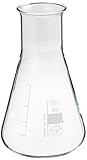glaskolben für schnaps Farbe Graduierung: weiß neoLab E-1071 Erlenmeyer-Kolben Weithals, 500 mL Simax (10-er Pack)