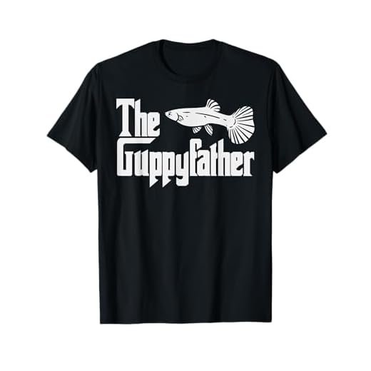 Funny Fathers Day The Guppy-father Fish Aquarium Pet Dad T-Shirt