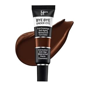 IT Cosmetics Bye Bye Under Eye Full Coverage Concealer – for Dark Circles, Fine Lines, Redness & Discoloration – Waterproof – Natural Finish – 0.4 fl oz