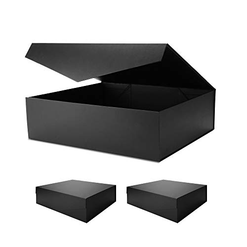 PACKHOME 17x14.5x5.5 Inches, 3 Extra Large Gift Boxes with Lids, Gift Boxes
