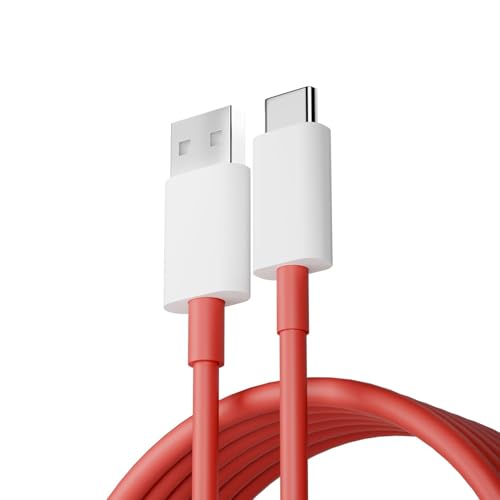 Image of Basesailor 80W Fast USB to Type C Cable,SuperVooc /Dash Fast Charging Charger Cable Compatible for Oneplus 13 /13r /13s /12 /12r /11 /11r /10r,10t,10,10 pro,9 Pro,8,8T,7t,7t Pro,6,Nord,4,3,2,2t,Ce Lite & More