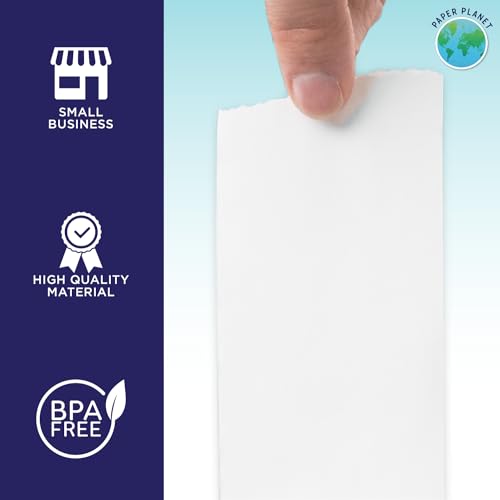 Image of 1-Ply White Bond Paper for Toast Kitchen Printer by Paper Planet | 20 Rolls | Compatible with TKP300 SNBC BTP-M300