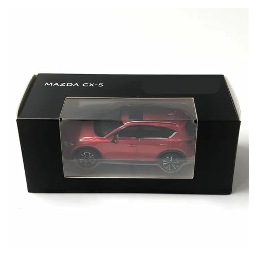 YURONGLI 1:64 for Mazda CX-5 Red Die Casting Alloy Car Model Finished Static Collectible Ornament for Adults