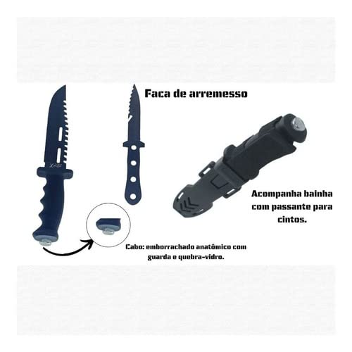 Faca esportiva Xingu XV 3434 (Com faca suporte)