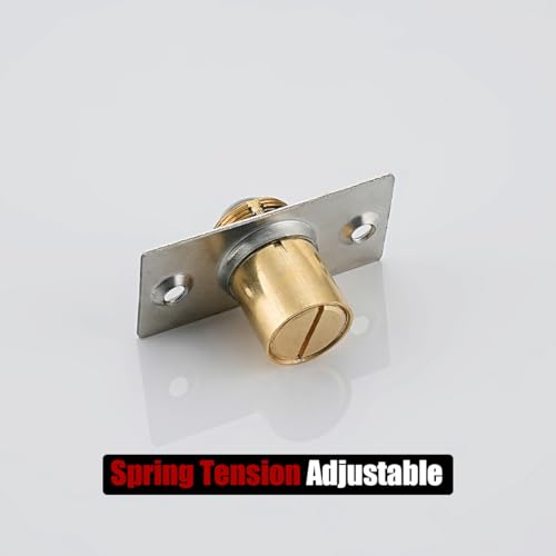 image for JQK Closet Door Ball Catch Hardware, Stainless Steel Catch Adjustable 