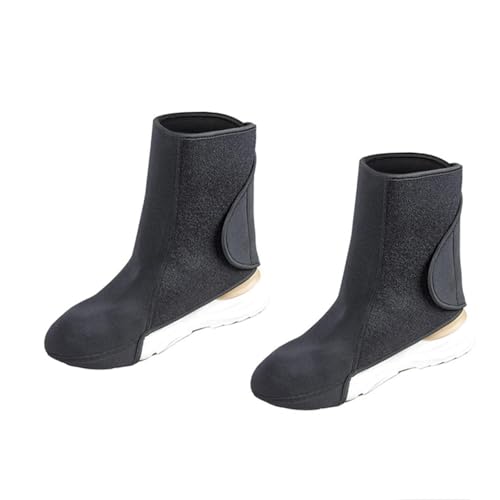 Cubiertas para zapatillas de ciclismo para invierno, talla universal 35-45, aislamiento triple capa impermeable al viento para bicicleta de carretera y montaña miniatura 5