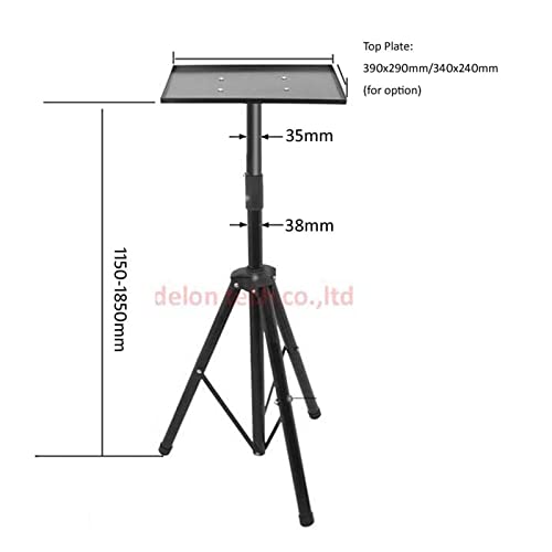 Support projecteur trépied réglable DL-PS3B de 1050 à 1850mm pour PC portable - 7