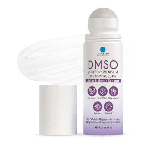 Dr. Robaina DMSO Lavender Roll-On - Ultimate Pain Relief and Skin Nourishment | 99.9% Pure Pharmaceutical Grade with Arnica, Magnesium, Aloe Vera, Vitamin E | Made in The USA Cover