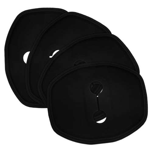 Healifty 4 Pièces Couvercle de Protection Silicone pour Serrure de Porte de Voiture Accessoires Universels pour Verrouillage de Porte Protection Les Rayures Corrosion Installation Facile