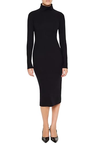 Forever 21 Women's Turtleneck Midi Sweater Dress