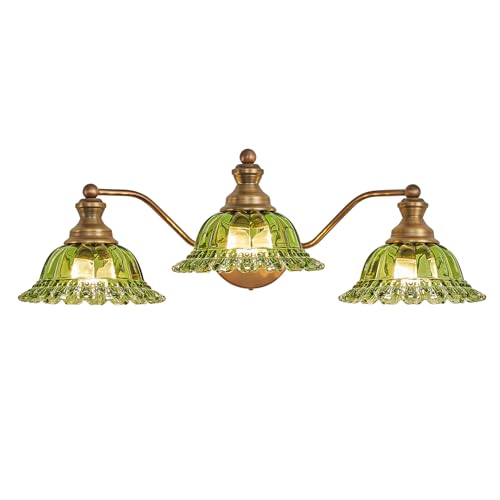 XIEDUN Vintage Green 3 Light Vanity Light Bathroom Light