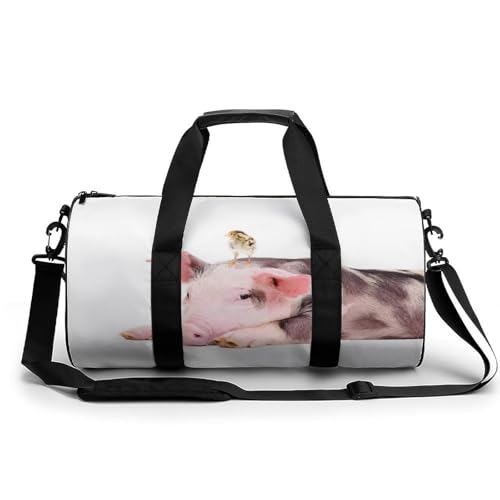Sac de gym Cochon et Poussin duffel bag sport voyage randonnée