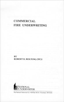 Paperback Commercial Fire Underwriting Book