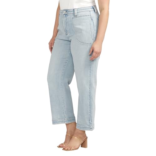 Jag Jeans Women's Plus Size Sophia High Rise Wide Leg Jeans-Legacy2