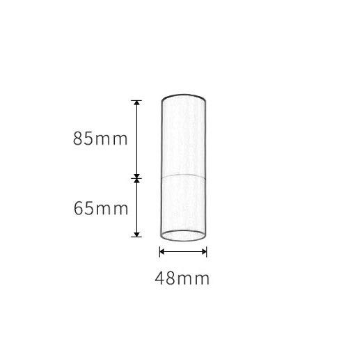 Lámpara de techo LED ajustable de superficie de aluminio blanco 6