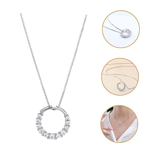 Collier S925 cercles de bureau en soirée l'accessoire mode de votre quotidien - 6