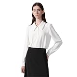 Photo Gallery xwhzzgx camicia formale in chiffon bianco con maniche lunghe per donne-white-l Photo Gallery xwhzzgx camicia formale in chiffon bianco con maniche lunghe per donne-white-l