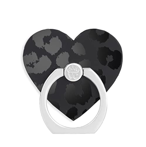 Image of Velvet Caviar Cell Phone Ring Holder - Finger Ring & Stand - Improves Phone Grip Compatible with iPhone, Galaxy, Most Smartphones (Black Leopard)