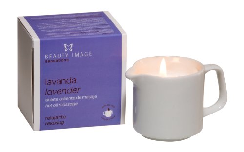 Beauty Image Lavender Hot Oil Body Massage Candle