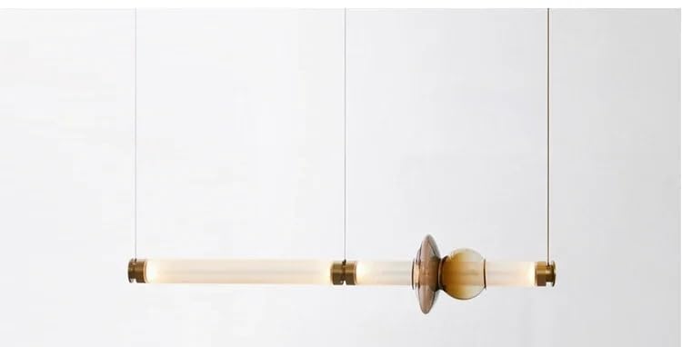 Lustre suspendu contre le manque de clarté de l'îlot de cuisine LED 100 cm