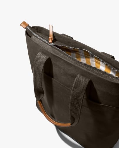 Image of DailyObjects All Time Canvas Daily Tote Bag | Spacious, Stylish, Sturdy Handbag Zippered Compartment | Fits laptops of up to 13.3 inches | Office and Travel Friendly