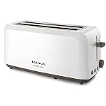 Taurus - Tostadora My Toast Duplo 1450W, Doble Ranura Larga y Ancha, 6 Niveles, LED, Descongelar/Recalentar/Cancelar, Temporizador Programable, Tostador Silencioso, Bandeja Recogemigas Extraíble