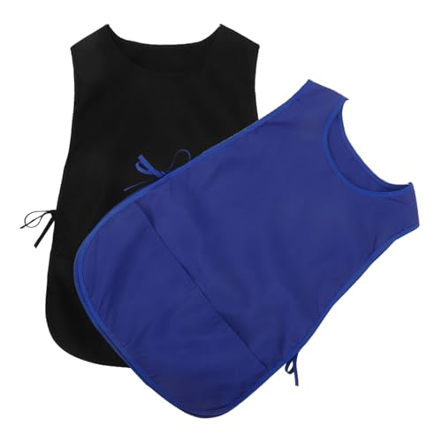 Delantal chaleco de trabajo ajustable unisex para limpieza taller y barbería pack de 2 piezas