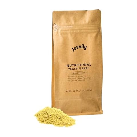 Jovvily Nutritional Yeast Flakes - 2lb - Popcorn - Soups - Pastas Cover