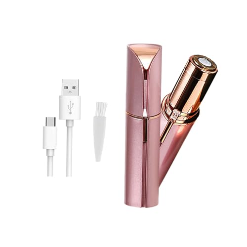 Depiladora Facial para Mujeres - Recargable USB, Indolora y Portátil para Rostro, Cejas, Cuerpo y Eliminación de Vello Fino