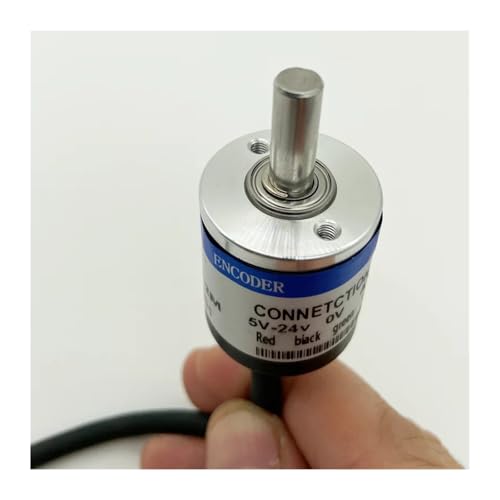 Incremental Rotary Encoder Outer Diameter 30mm 25mm Shaft Diameter 6mm AB Two-Phase photoelectric Encoder 100 200 360 1000P(600PPR,Diameter 30mm)