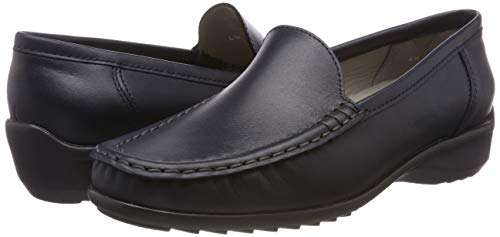 Image of ARA Women's Loafers, Blue Blau 32, 7.5 us