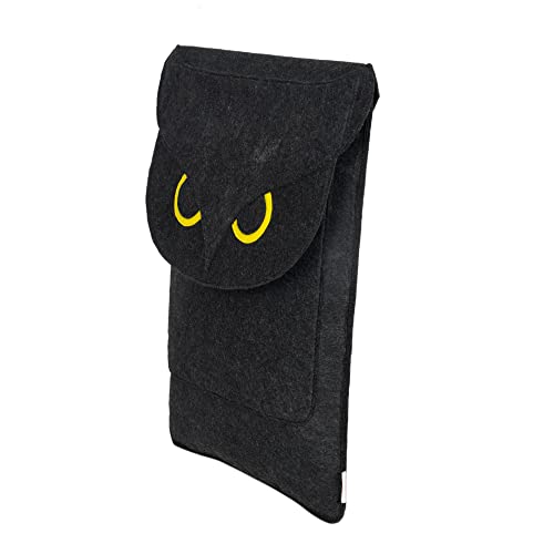 Image of OON Laptop Sleeve Sleek Black Felt 11 Inch