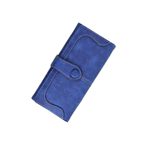 Womens wallet Matte Leather Long Wallet for Women Stylish Coin Purse Card Holder Clutch