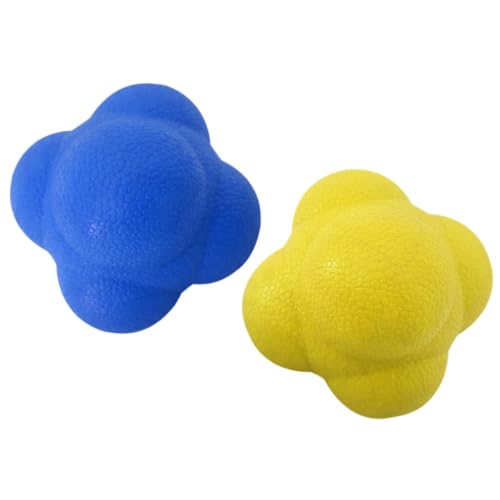 2pcs 2pcs Six-sided Reflex Training Ball for Football and Softball