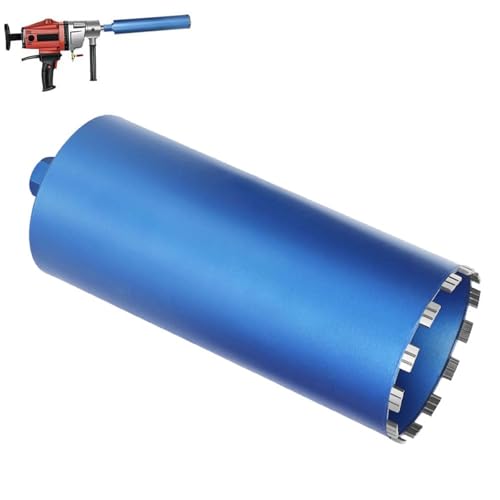 1 ¼ UNC corona de diamante con 10 mm Turbo | L 460 mm | Ø 150 mm | 12 segmentos, corona de perforación de diamante para taladros de núcleo, corona de perforación en seco y húmedo para hormigón