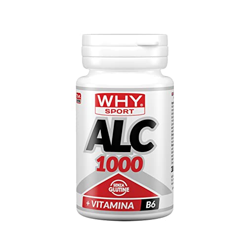 WHY SPORT ALC 1000 - Integratore Alimentare Energetico a Base di Acetil l-carnitina - 60 Compresse