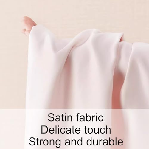 Satin Garment Bags for Hanging Clothes, Widened 4IN Dress Bag with Transparent Window, Suitable for Thick Clothes, Suit(Pink,58x11x150cm/23x4x59in)3