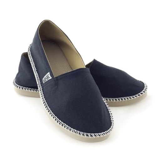 Seac Malaga, Espadrilles décontractées pour femmes et hommes en toile et coutures apparentes classiques, semelle antidérapante