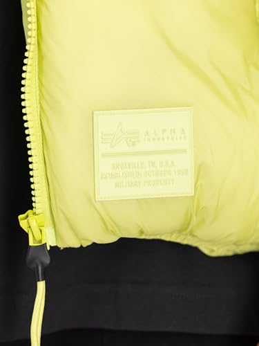 Veste Bomber Alpha Industries Cloud Puffer couleur Arctic Lime originale