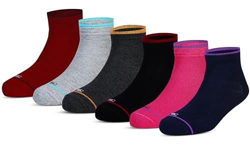RC. ROYAL CLASS Organic Cotton Ankle Socks For Women, Anti-Odour,...