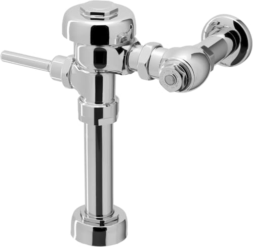 Sloan Regal 111 Exposed Manual Water Closet Flushometer, 1.6 GPF Manual Flush Valve - Single Flush, Fixture Connection Top Spud, Diaphragm Valve, Polished Chrome Finish, 3080053